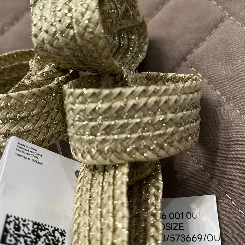 H&M 4-pack Glittery Napkin Rings / NWT